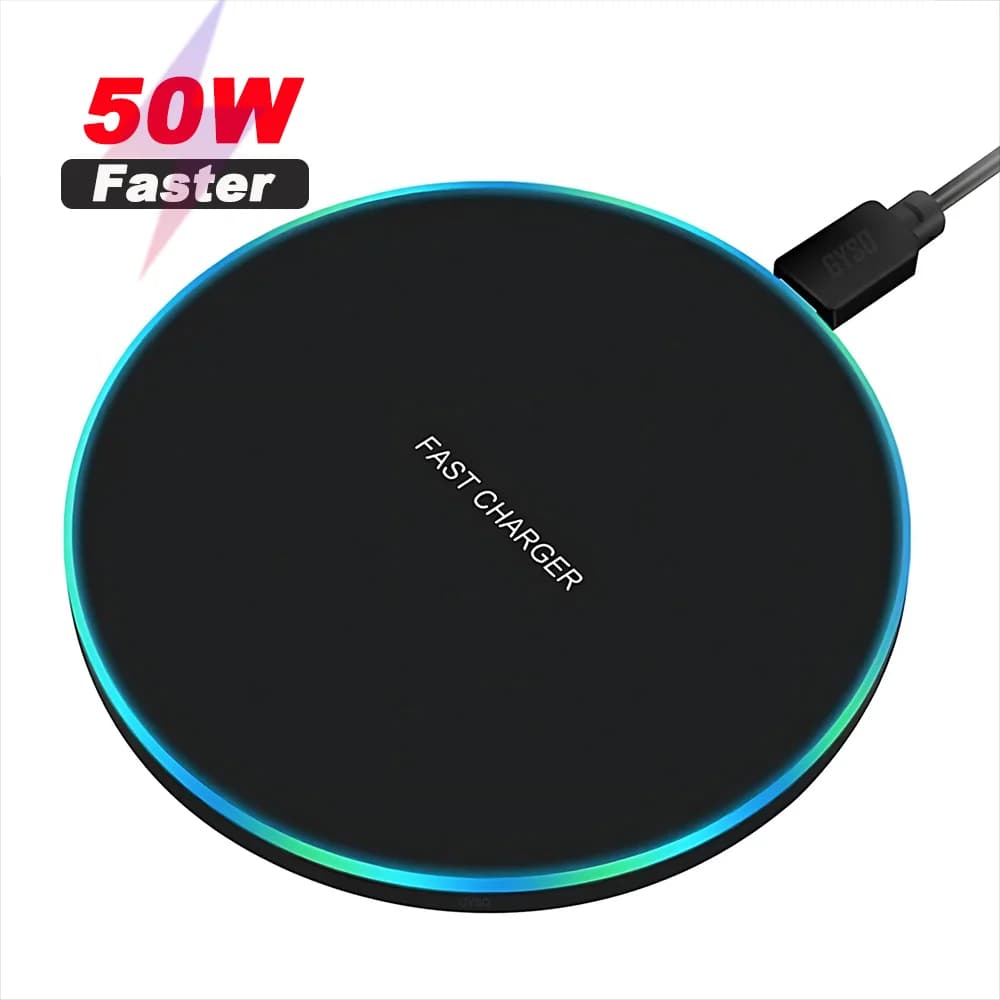 Pad caricabatterie wireless per iPhone 15 Pro Max 8 11 12 13 14 Plus Samsung Xiaomi Tipo C Stazione dock di ricarica rapida a induzione del telefono