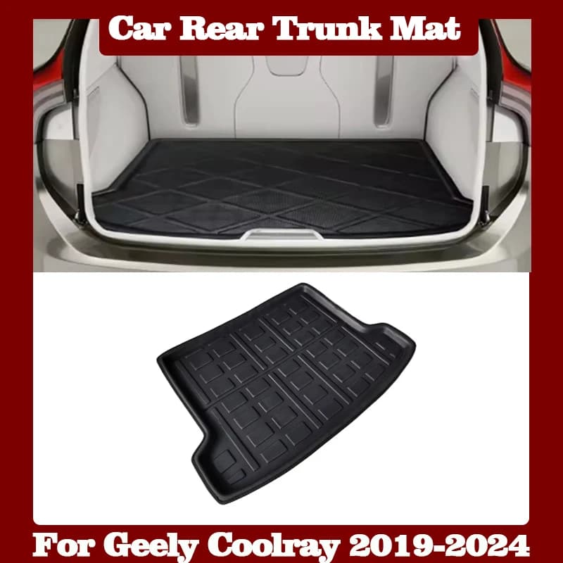 Tappetino per bagagliaio posteriore per Geely Coolray 2024 2023 2022 2021 2020 2019 SX11 X50 Parti del vassoio per bagagli Vassoio antiscivolo Tappetino per pavimento