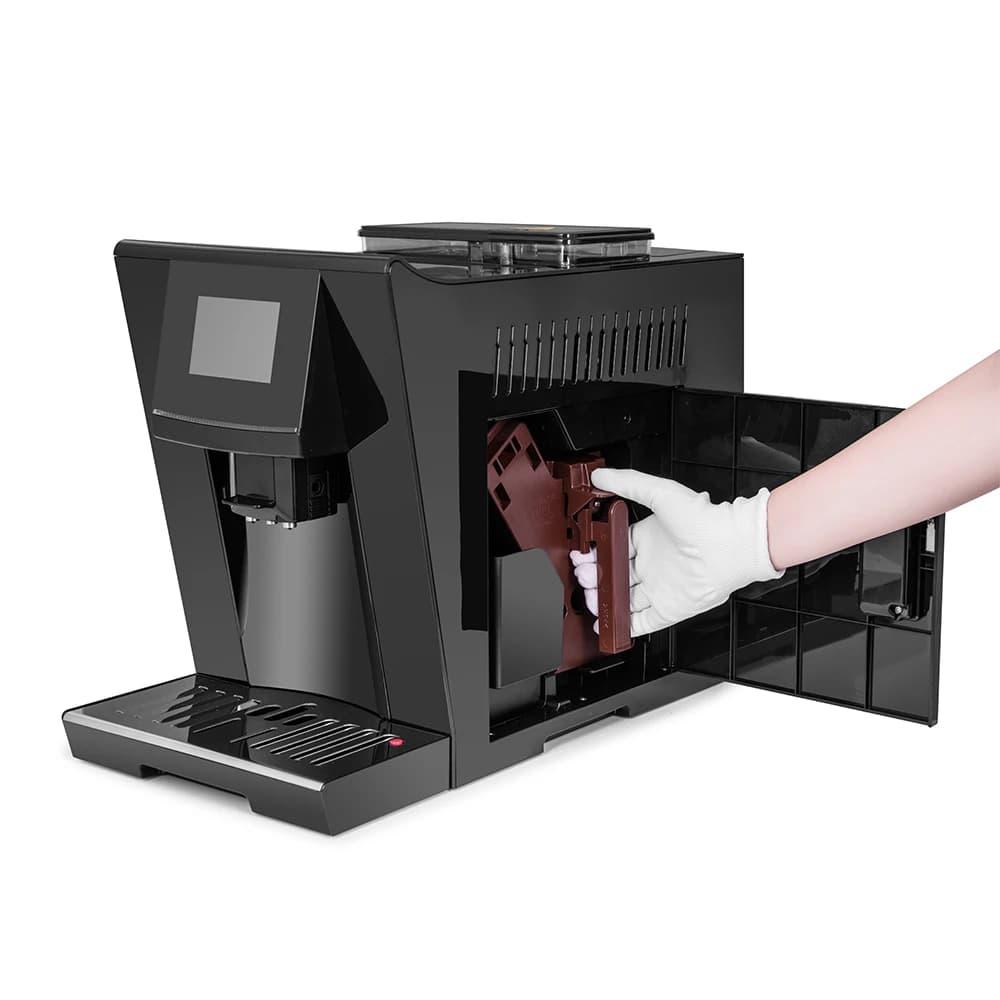 Macchina da Caffè Professionale Automatica con Schermo Touch per Uso Domestico e Commerciale, per Latte, Cappuccino ed Espresso