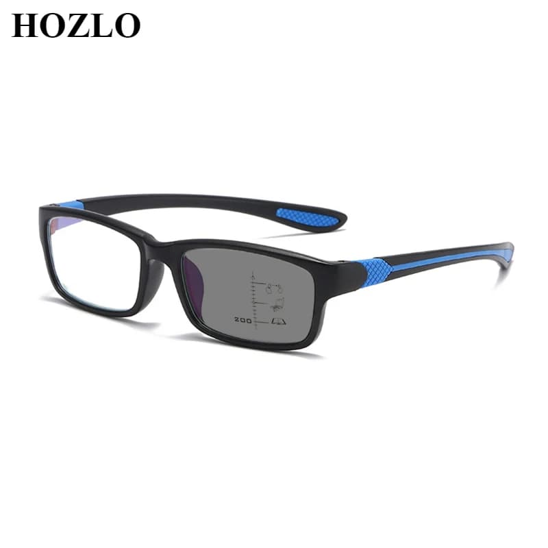 "Arrow" TR90 Photochromic Progressive Multifocals Reading Sunglasses For Women Men Look Near Far Hyperopia Glasses Spectacles