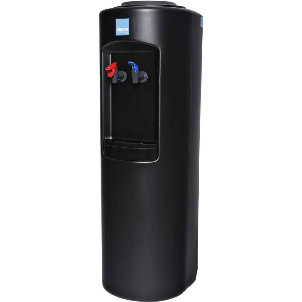 Dispenser d'Acqua Calda e Fredda Nero con Funzione di Raffreddamento