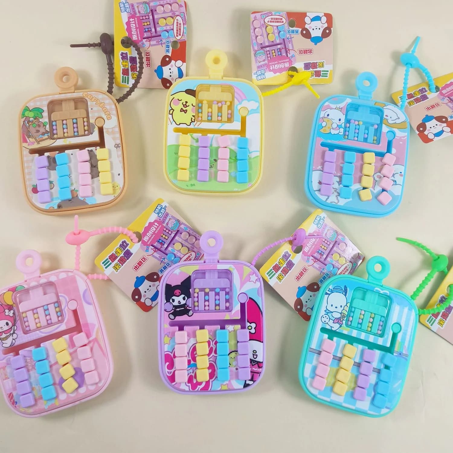 Portachiavi a Forma di Pallina Multicolore, Ciondolo per Borsa, Regalo di Compleanno per la Fidanzata