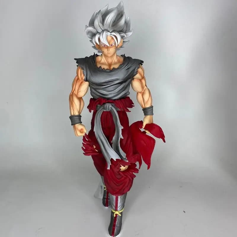 Dragon Ball Super Blue Goku - Statuetta Singola Versione Colore Settimanale Blu - Modello da Collezione in Scatola - Ornamento da Scrivania - Bambola Anime da Collezione - Regalo