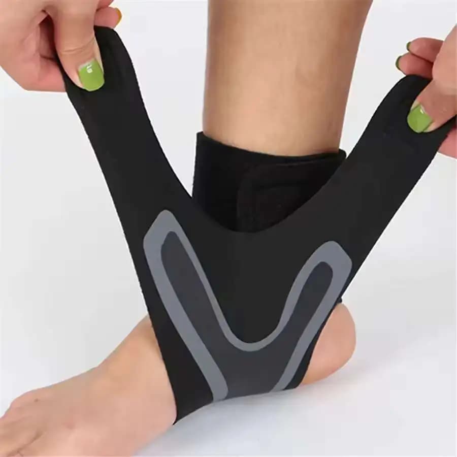 1 Pezzo Supporto per Caviglia, Fascia Elastica Compressiva, Benda Protettiva per Piede, Calzini Sportivi