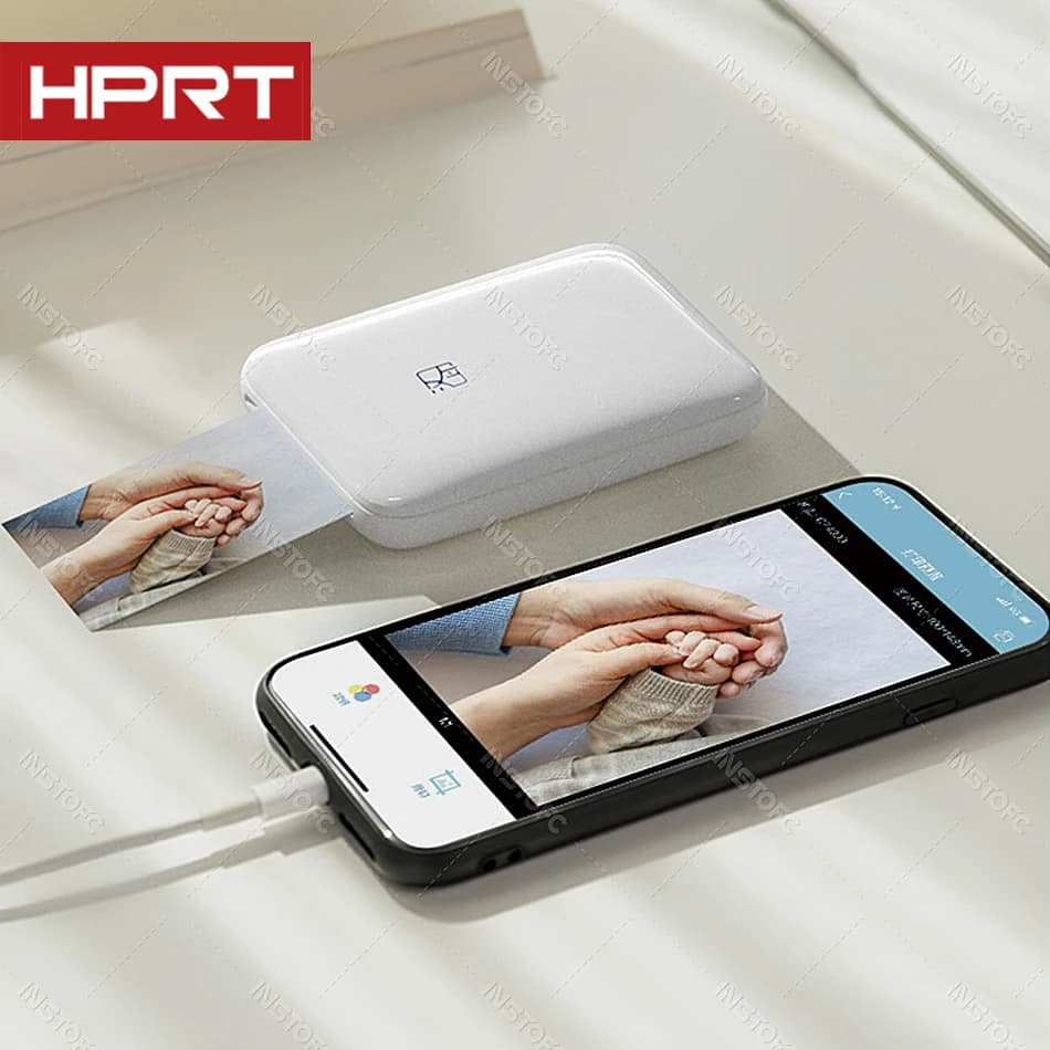 MT53 Stampante portatile per foto a colori Telefono cellulare Mini macchina da stampa tascabile portatile Wifi Bluetooth Carta adesiva da 2x3 pollici