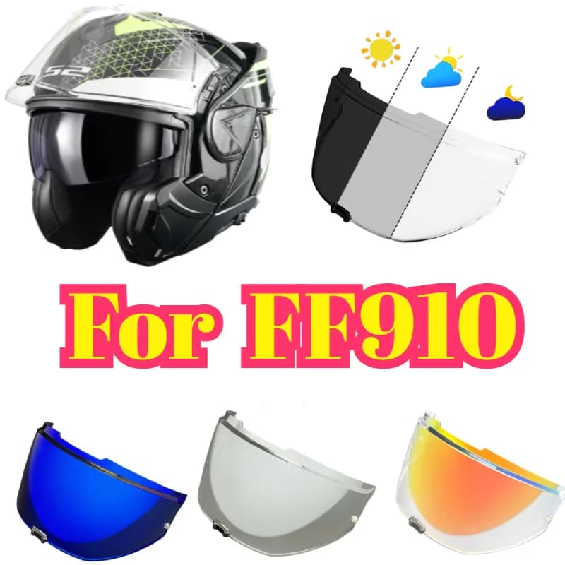 For LS2 FF910 Motorcycle Helmet Sun Visor Lens Replacement Helmet Accessories Helmet Original