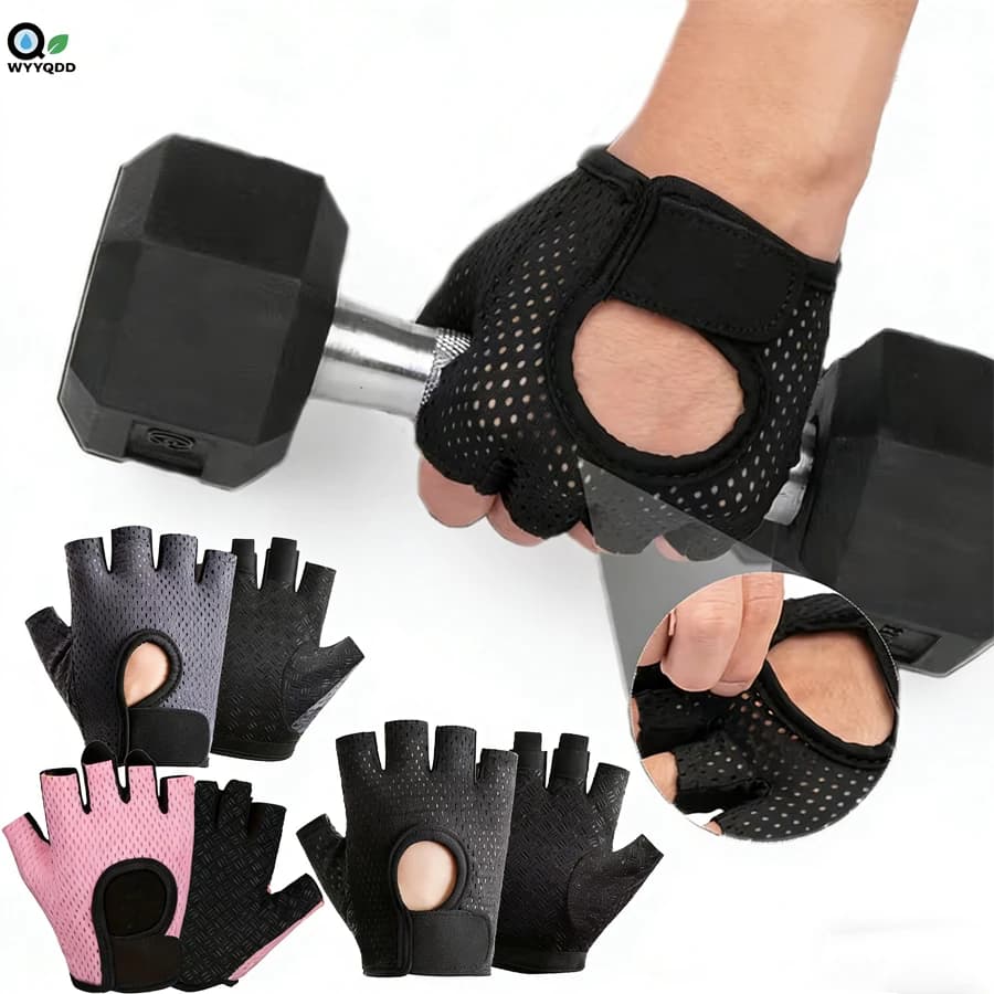 Weight Lift Gloves with Full Palm Protection, Gym Training Gloves, Cycling, Physical Exercise, Breathable, Super Lawyers for Men and Women
