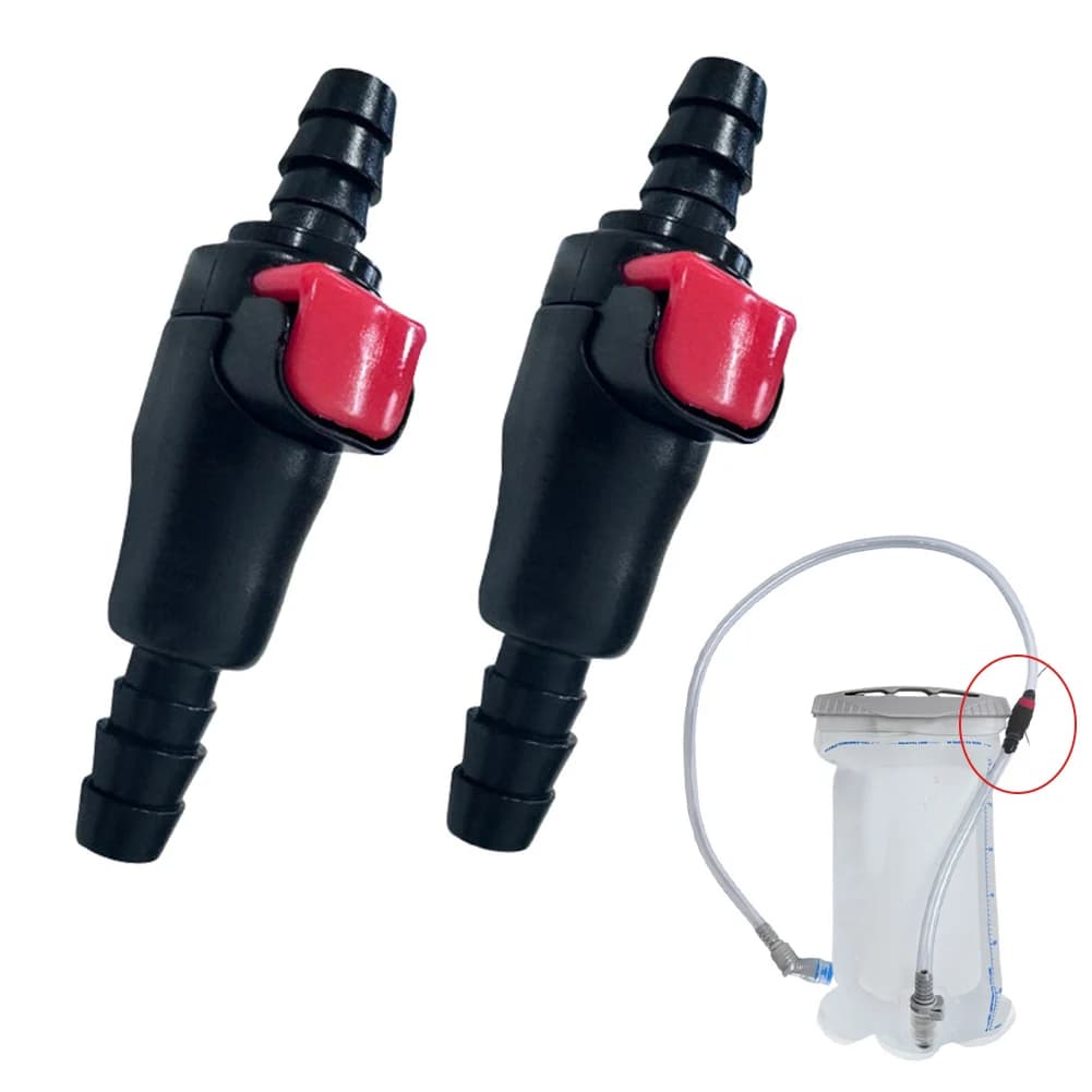 2 pcs hydration connector quick connector for water bag hydration bladder suitable for 1/4" water pipes outdoor water bags