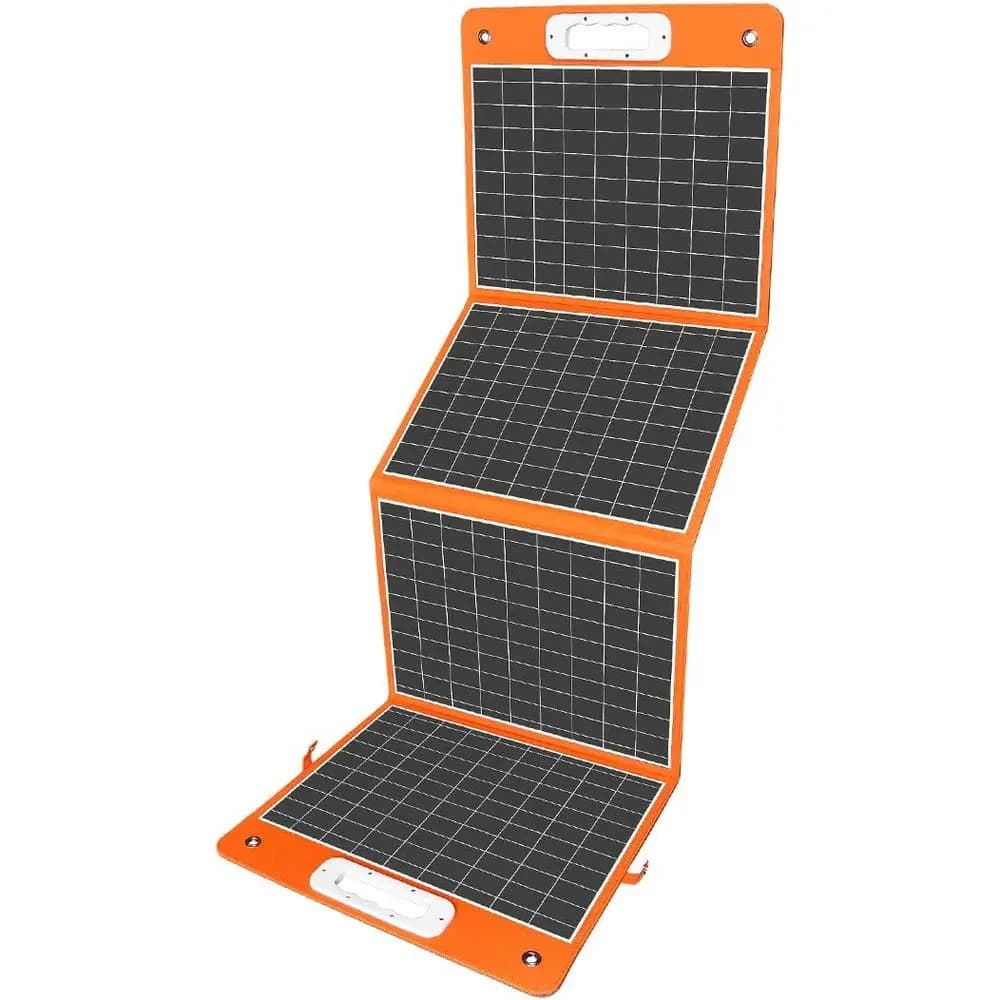Pannello Solare 100W 18V con Uscita DC ad Alta Efficienza e Porta USB-C QC3.0 da 65W per Alimentazione Portatile, Campeggio e Avventure all'Aperto