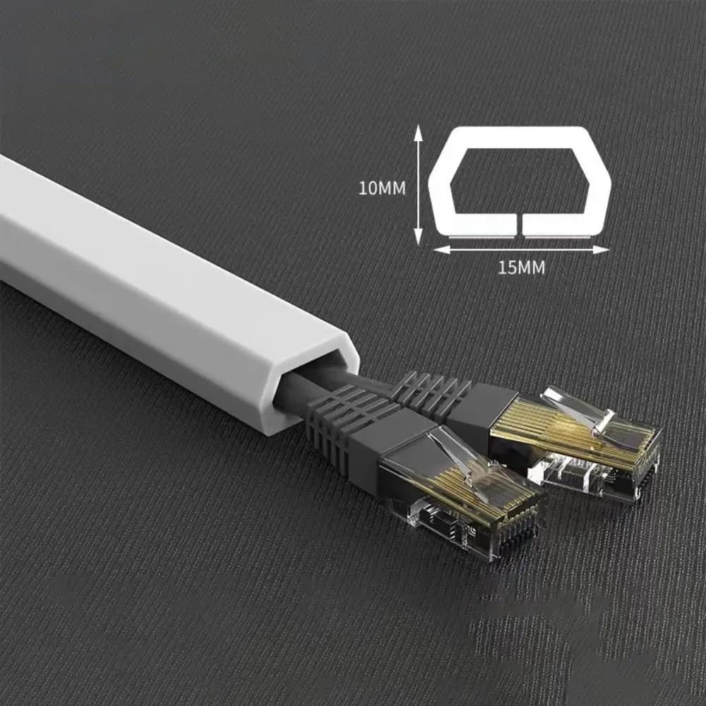 Soft Pvc Wall Cord Cover Sleeve Protector Cable Concealer Soft Rubber Trunking Wire Hiders Household Cable Sleeves