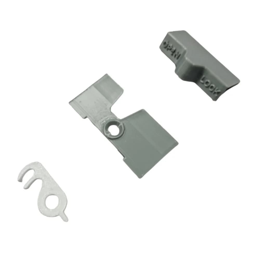Set di Sostituzione per Serratura Porta Frigorifero Dometic con Piastra di Bloccaggio e Gancio per Installazione Sicura e Semplice