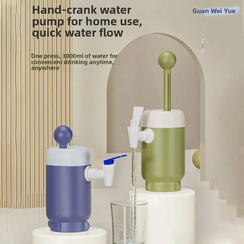 Manual Pump for Potable Water, Pressure Water Extractor, Suction Device Mounted On Bottle, Water Bar Use