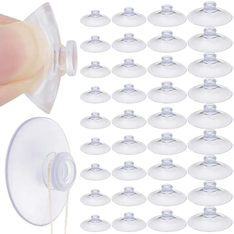 Ganci Trasparenti a Ventosa a Forma di Fungo per Asciugamani, Ganci a Ventosa Potenti per Parete, Finestra, Vetro, Decorazione Auto