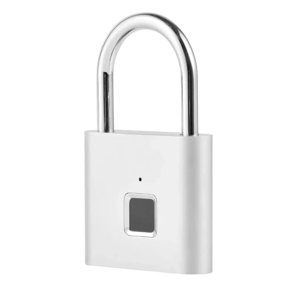 Lucchetto antifurto con impronta digitale intelligente per lucchetto per valigia, lucchetto digitale elettronico antiruggine impermeabile per esterni
