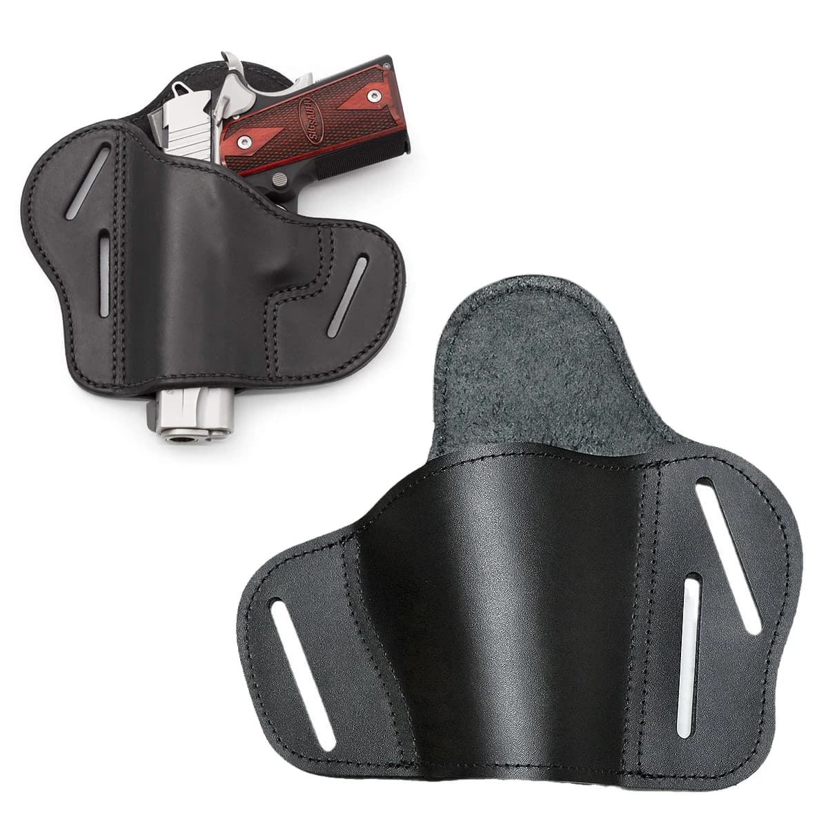 Fondina da trasporto nascosta Fondina tattica IWB in pelle Fit 17 43X M&P Shield XDs Sig P320 Taurus PT111 Beretta APX M9