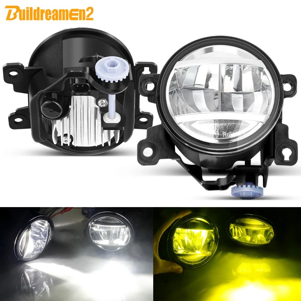 40W LED Fog Light Assembly For Fiat Tipo Fiorino Ducato Talento Doblo Punto 500 Panda Sedici H11 Upgrade Car External Fog Lamp