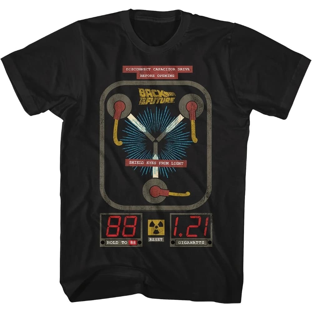 Back To The Future T-Shirts Fashionable Short-Sleeved T-Shirts for Men and Women in All Seasons T-Shirts 220G