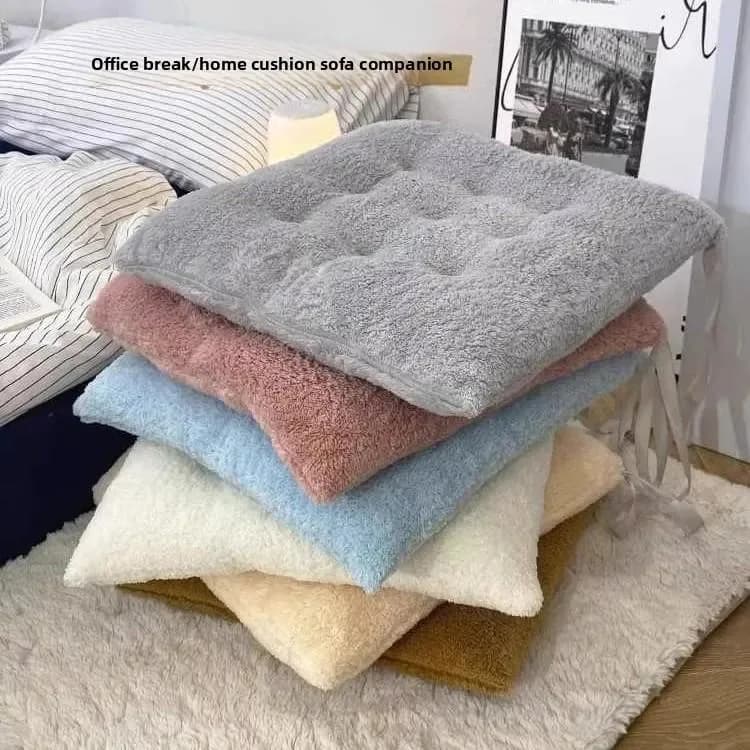 Cuscino per Sedia da Ufficio in Morbida Pelle Scamosciata, 1 Pezzo, Antiscivolo, Traspirante, Ergonomico, Confortevole per Ufficio, Auto e Casa