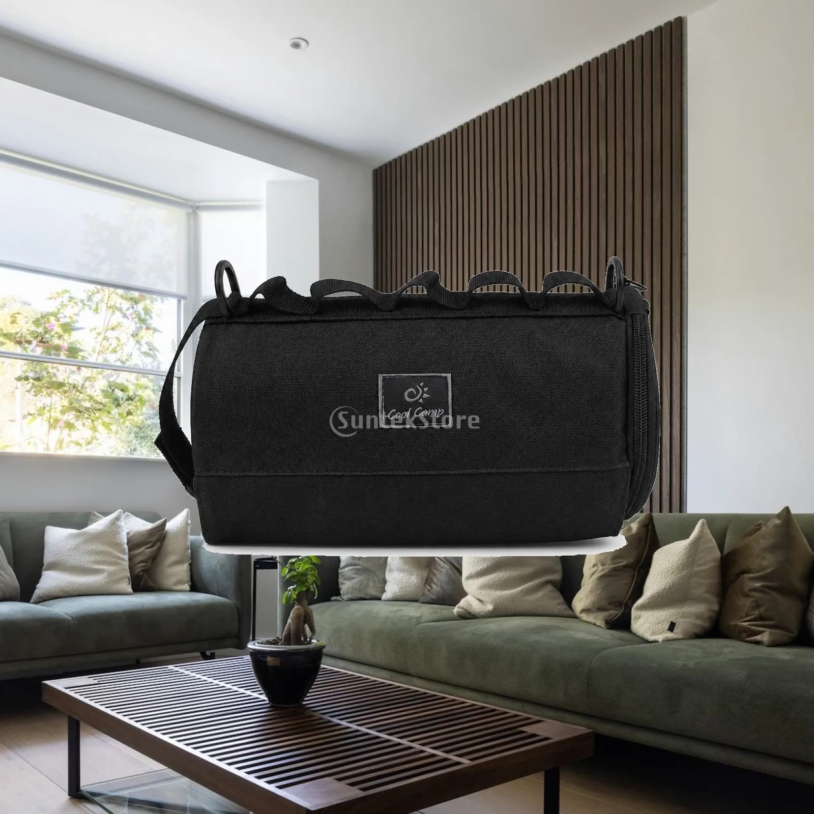 Portable Camping Toilet Paper Bag Durable Oxford Cloth Roll Holder with Strap for Tent Branch Kitchen Rack Storage