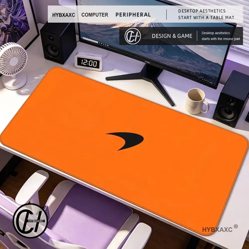 HYBXAXC Racing Car M-M-cLarens Mouse Pad Gaming 900×400 Mousepad Gamer Mouse Mat Accessories Keyboard Long Pad Computer