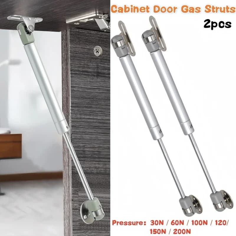 2PCS Forza di Rame Molla A Gas Cerniera Dell'armadio 3-20kg Ammortizzatori A Gas Porta Ascensore Asta di Supporto Idraulico Armadio Da Cucina porta Ammortizzatori Buffer