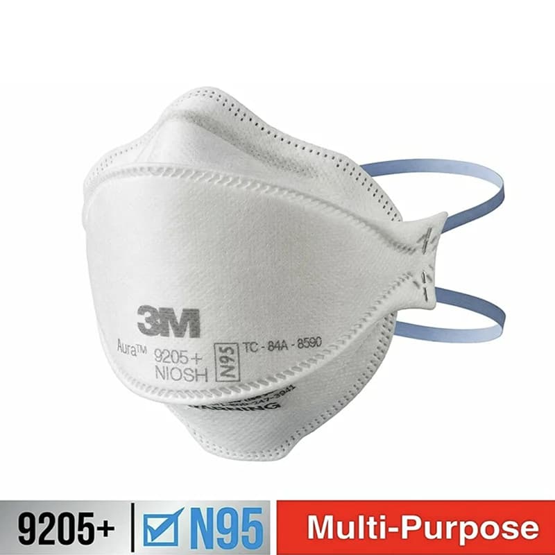 3M 9205+ Aura N95 Antiparticulated respirator Approved NIOSH Dust Industry