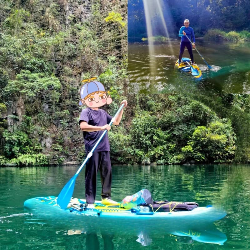 Tavola da paddle gonfiabile sup kayak Tavola da surf professionale 2 in 1 tavola da paddle in piedi yoga competitivo