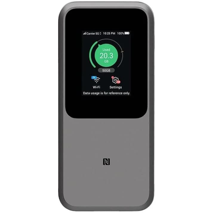 Router WiFi Mobile U50 Pro 5G NSA SA Sbloccato, Supporta 64 Utenti WiFi con Batteria Rimovibile da 10000mAh, Power Bank SDX62