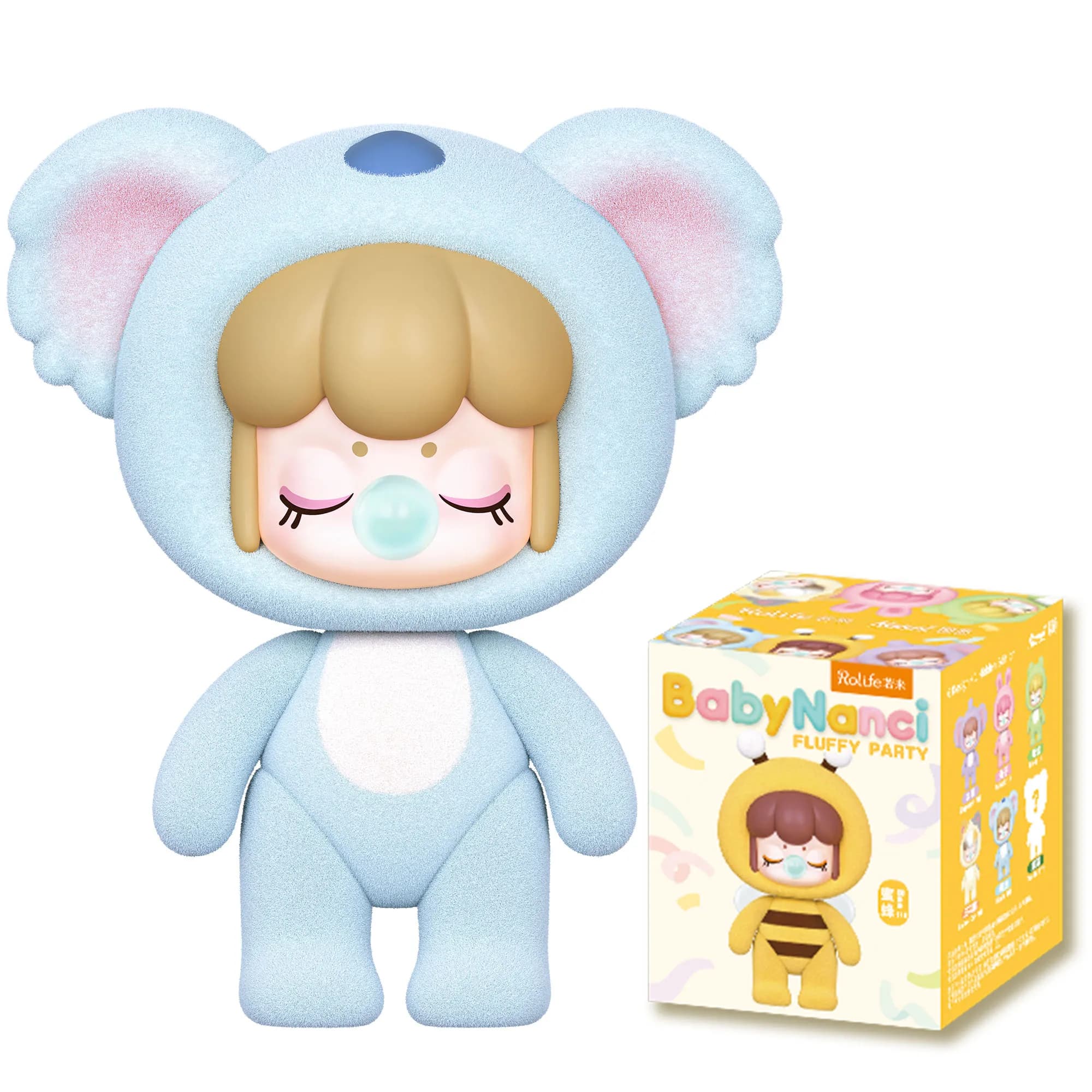 Rolife Nanci Blind Box Serie Fluffy Party, Action Figure Carine, Figure Kawaii, Sacchetti Sorpresa, Regalo Creativo per Ragazze e Donne