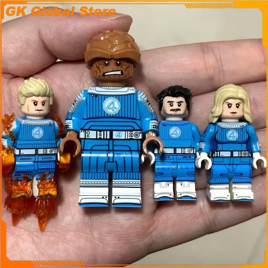 New Fantastic Four Galactus Building Block Figure Assembled Model Toy Superhero Decoration Ornaments for Puzzle Movie Theme