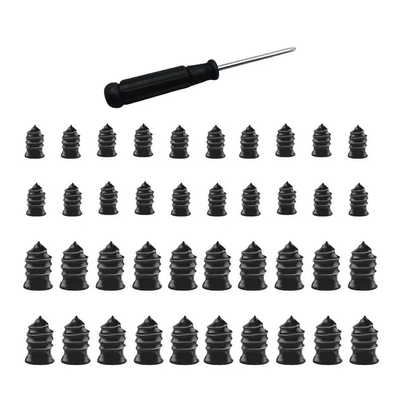 Kit di Riparazione Pneumatici per Auto e Moto 10/20/30/40 Pezzi, Set di Viti e Toppe per Riparazioni Tubeless