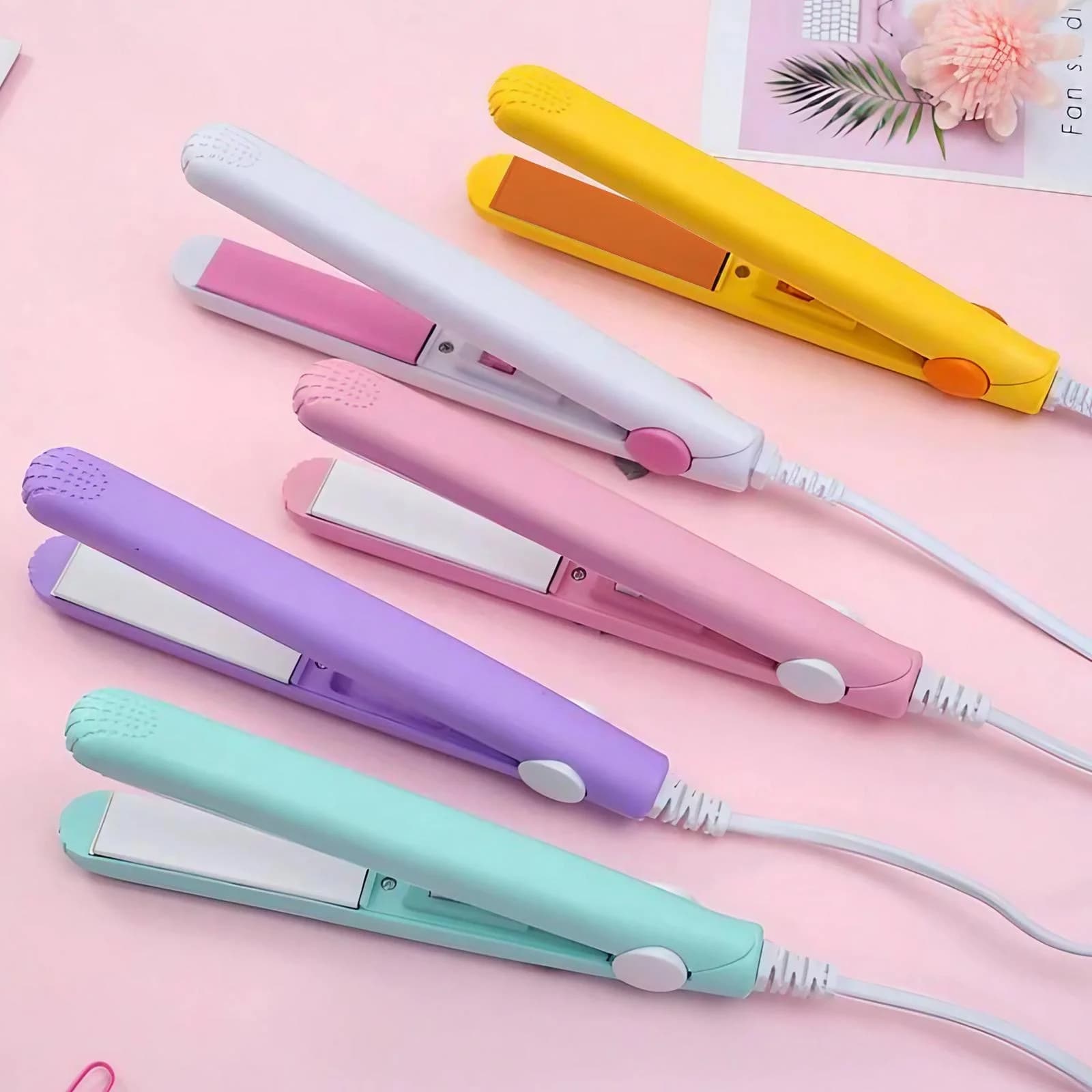 Mini Hair Ricciacapelli Small electric splint for double purpose fringe for smooth curly hair
