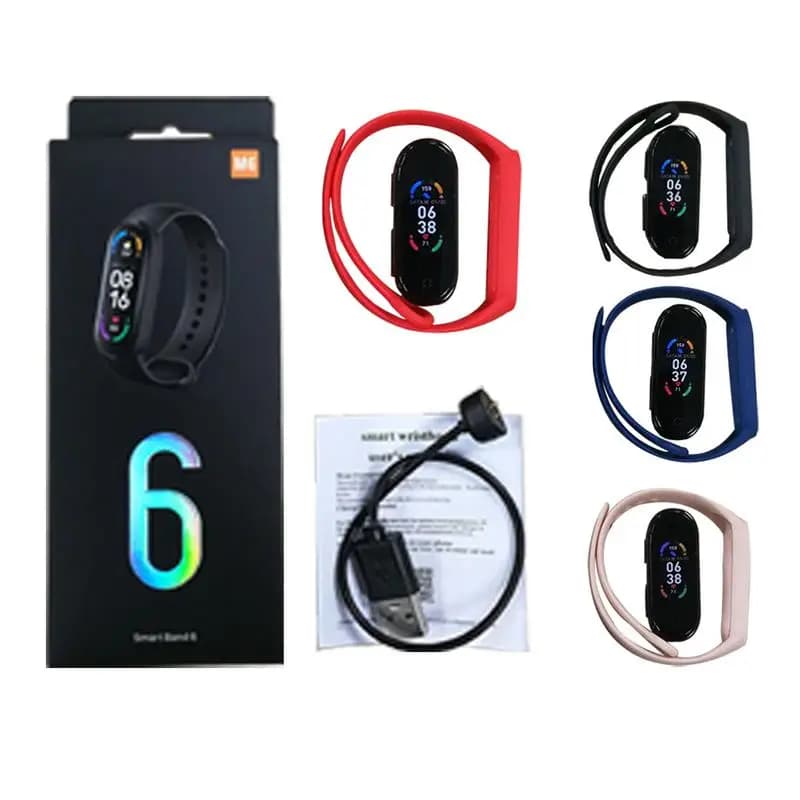Fitness Tracker Cardiofrequenzimetro Orologio Bracciale intelligente impermeabile Frequenza cardiaca Sonno Monitor dell'ossigeno nel sangue Braccialetto intelligente