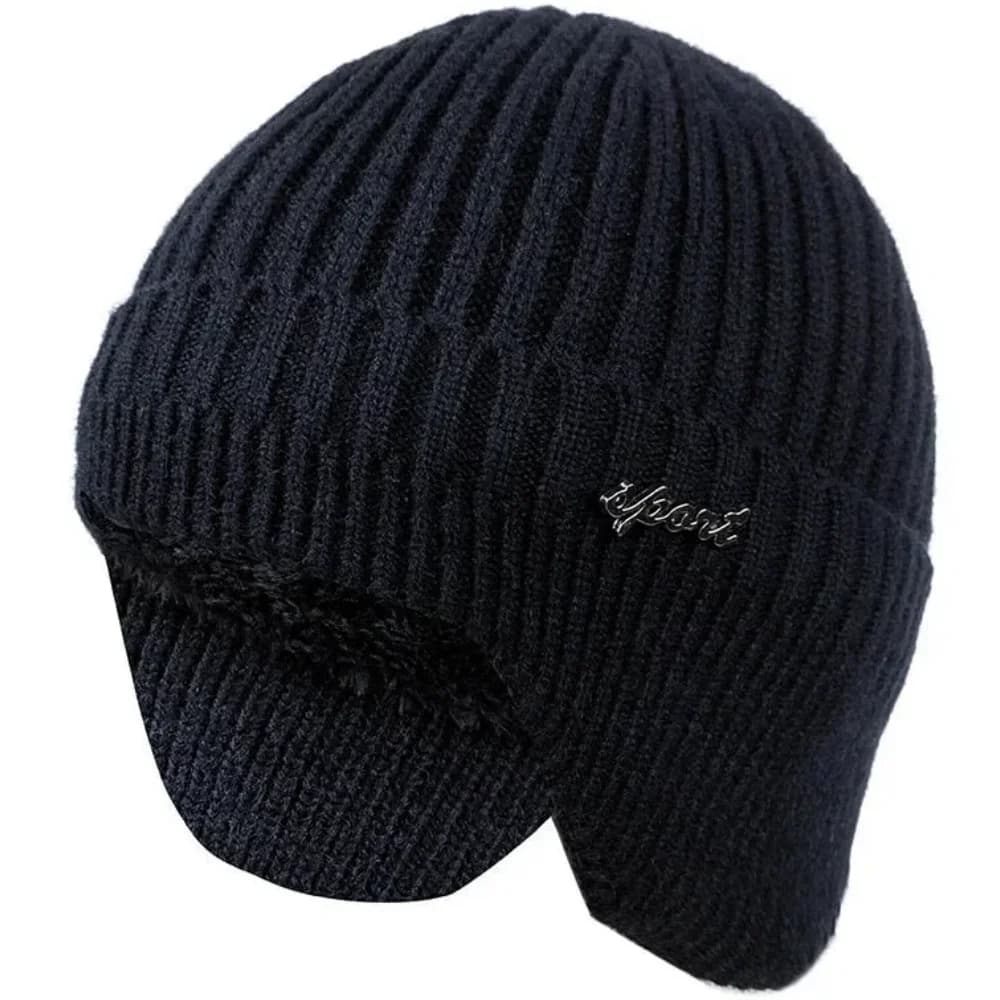 Hot Sale Unisex Earflap Winter Hats Stylish Soft Beanie Hat For Men Women Outdoor Warm Hat