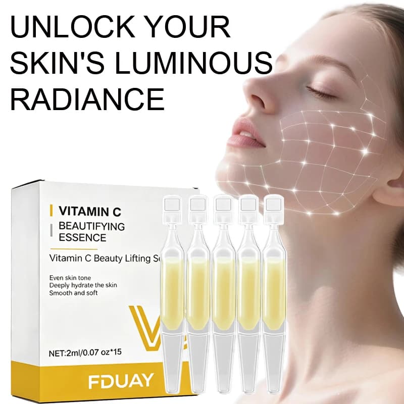 FDUAY Vitamin C Beauty Lifting Serum 15pcs Vitamin C evens skin tone, deeply hydrates for smooth, soft and radiant skin
