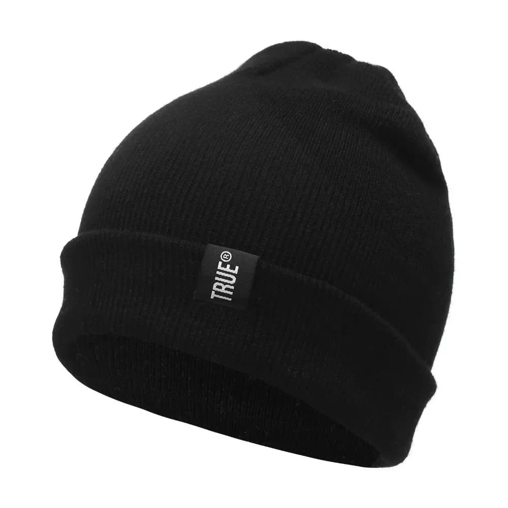 Berretti casual per uomo donna lavorato a maglia invernale peluche foderato in raso cappelli antistatici cappello hip-hop Skullies berretto da sci tinta unita all'aperto