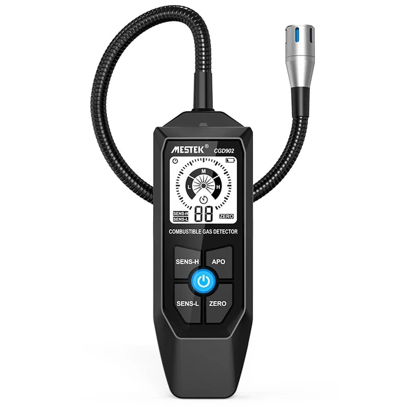 Analizzatore di gas CGD902 Rilevamento gas combustibile Misuratore portatile di monossido di carbonio Rilevatore portatile di perdite di gas CO