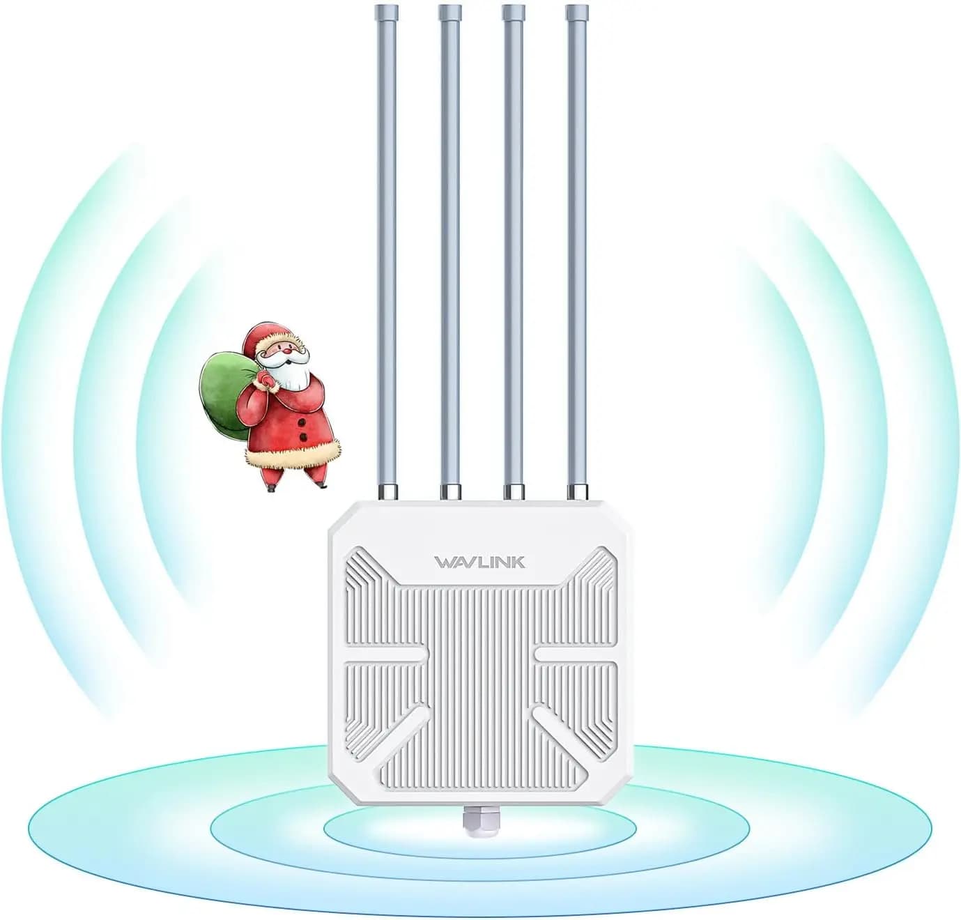 Wifi6 Repeater Extender AX1800 Indoor Outdoor WAVLINK Long Range Wireless PoE Waterproof,SIP67 WiFi Mesh Extender/AP/Repeater
