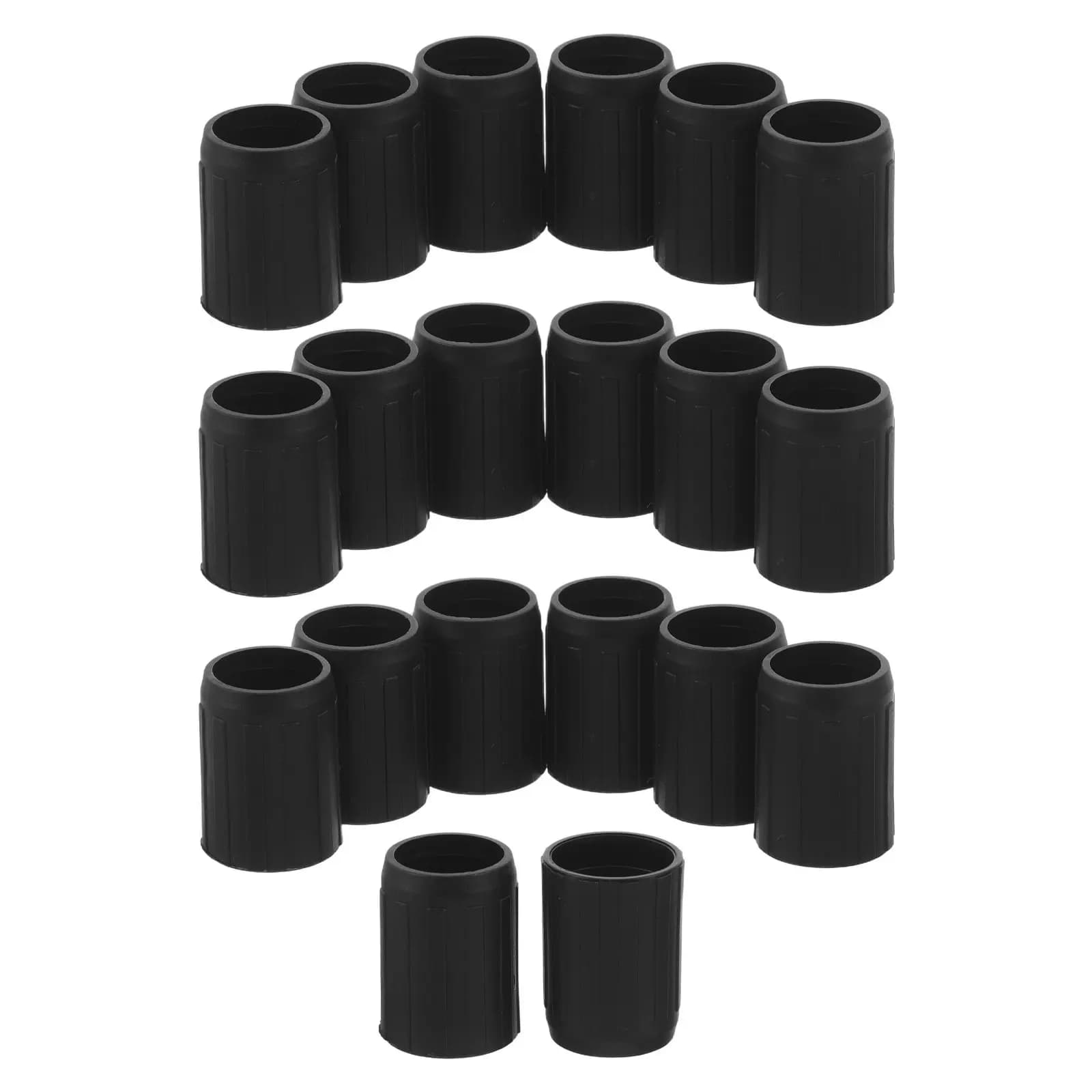 20 Protective Covers for Trekking Sticks, Light Accessories for Hiking Sticks, Senior Equipment and Open Walking