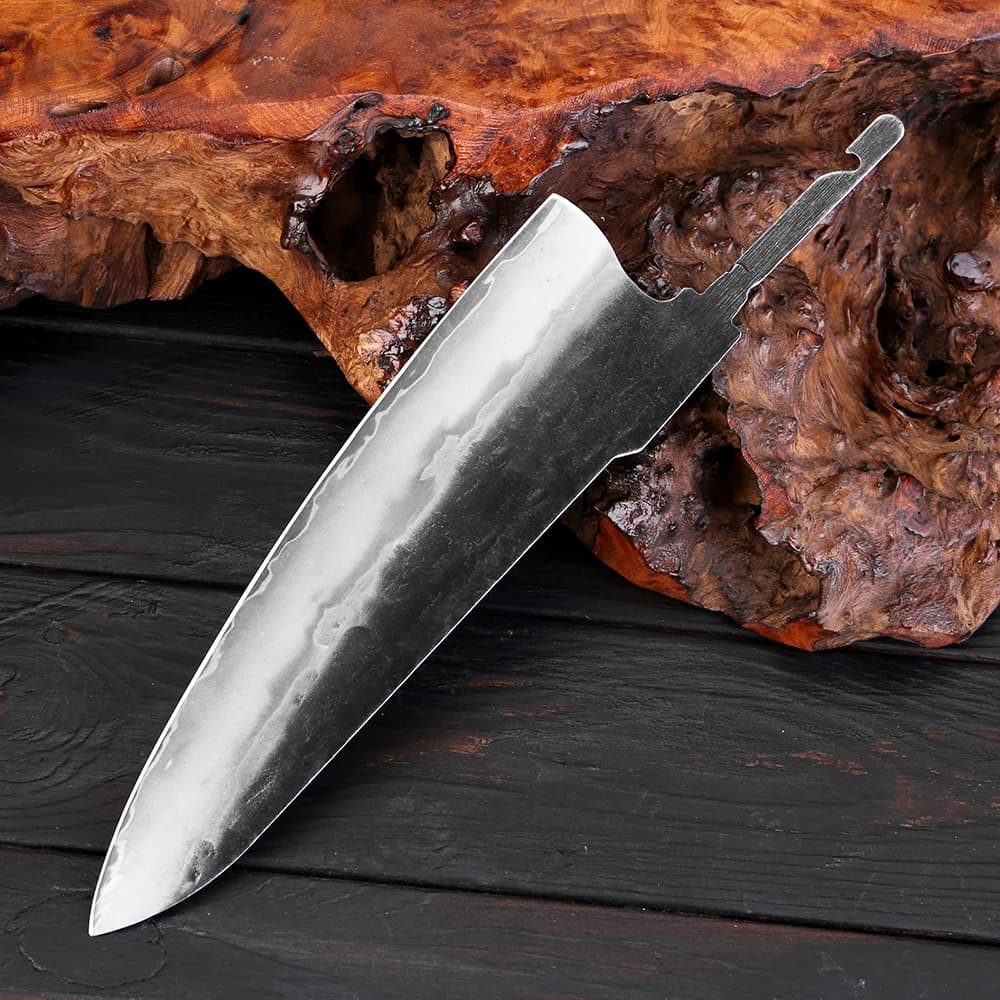 Lama per coltello da chef giapponese in acciaio composito a triplo strato vuota 9CR18 Coltello da cucina affilato con nucleo fatto a mano fai da te con lama vuota