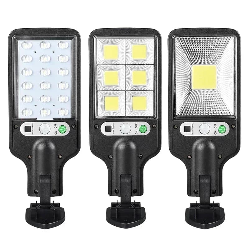 Luci solari per esterni a LED 30/72/108COB Lampada da parete impermeabile per cortile Sensore di movimento Giardino Terrazza Porta del garage Lampione stradale