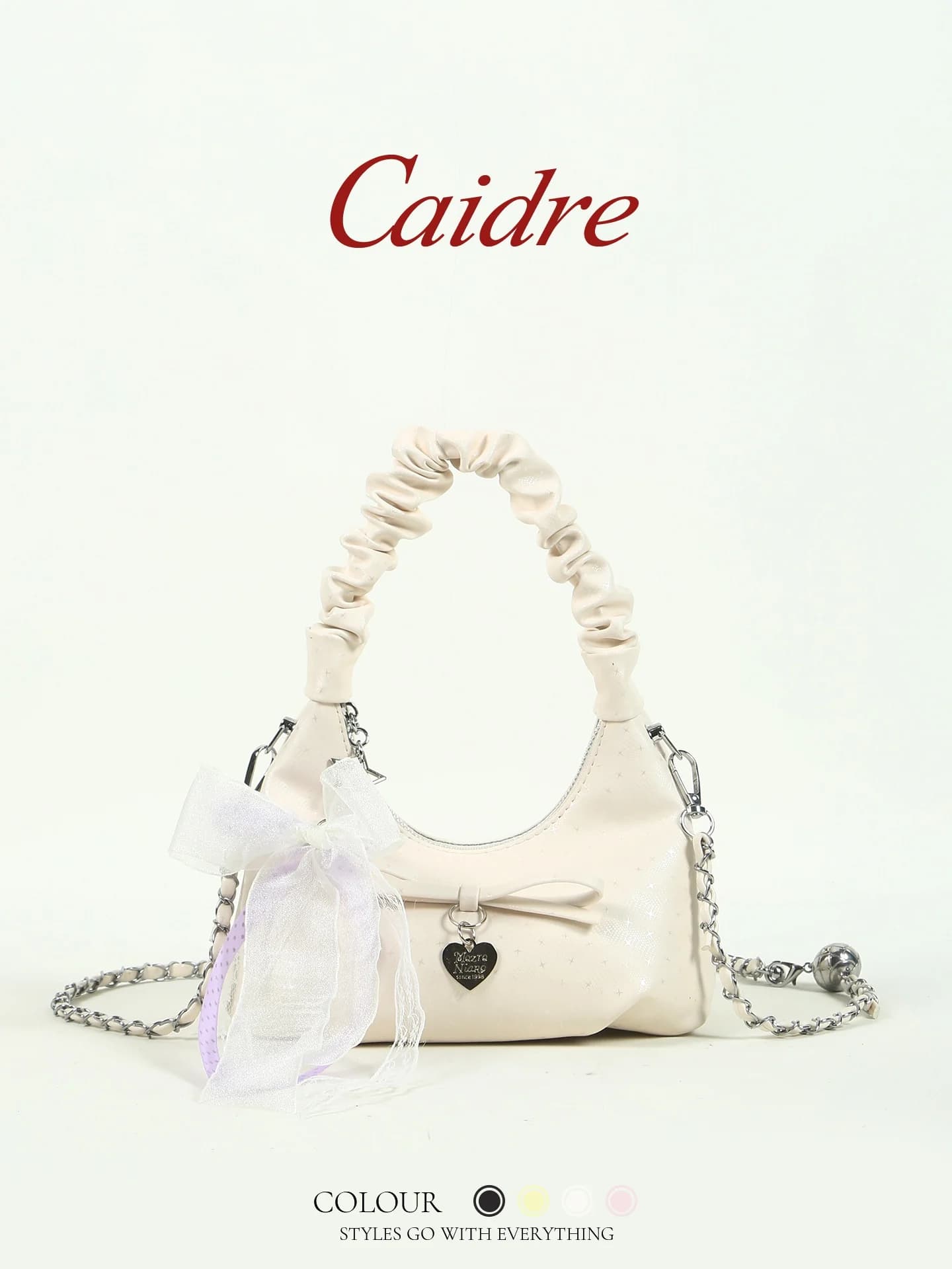 Borsa a Tracolla Caidre da Donna con Motivo a Stelle e Nuvole, Borsa a Mano Piccola per Ufficio, Regalo per Amiche