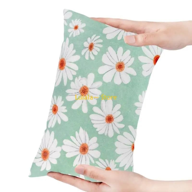 Y4QA Mini Kids Pillow Small & Portable Pillow Star Animal Party Pattern Pillow Supportive Mini Cushion for Travel & Rest