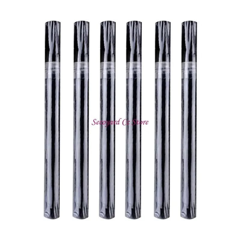 N3UC 6Pcs Black And White Acrylics Paint Marker 0.7mm For Stone Paper Ceramic