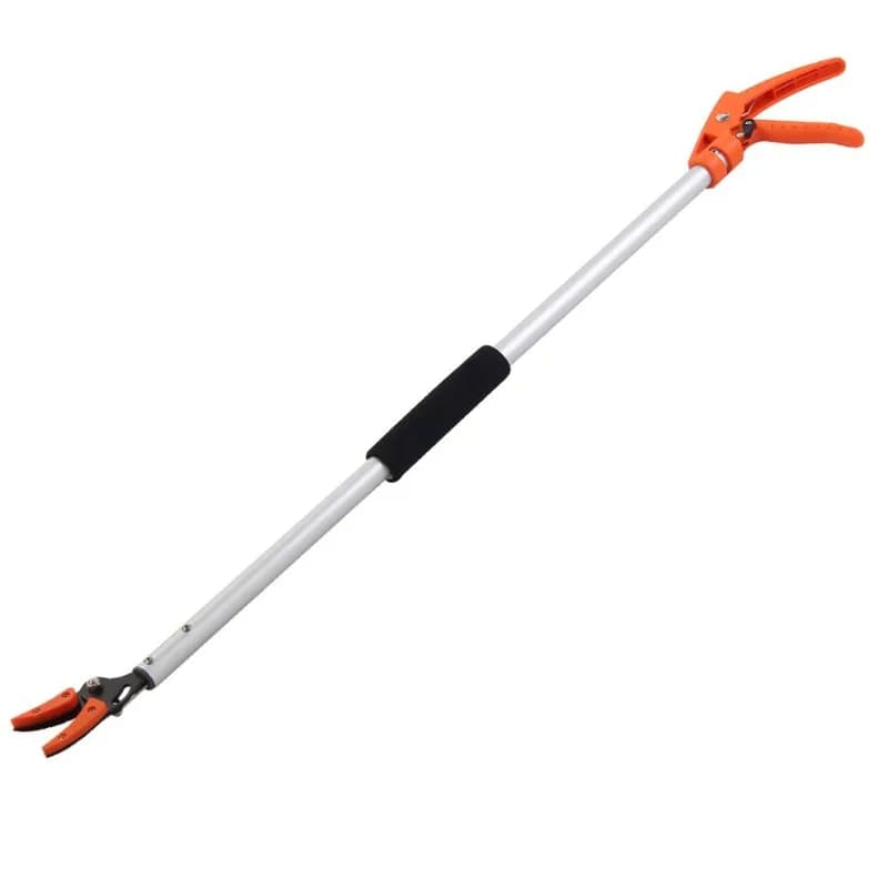 Long distance retractable pruning shears for gardening