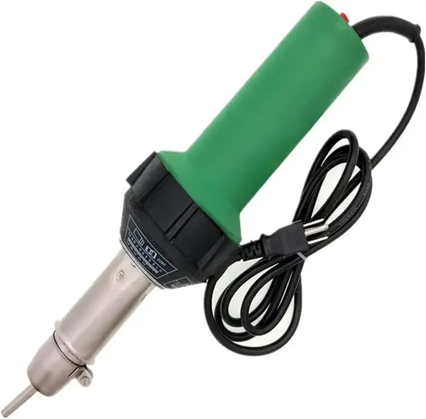 Pistola riscaldante per saldatore ad aria calda in plastica da 1600 W. Strumento per pistola a gas caldo per saldatura con asta in vinile PVC A