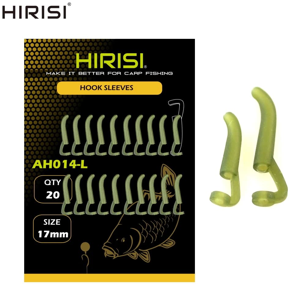 20 pz Accessori Per la Pesca Alla Carpa Anti Groviglio Maniche Amo Da Pesce D-rig Linea Allineatore Capelli Rigs Zig Rig Terminal Tackle AH014
