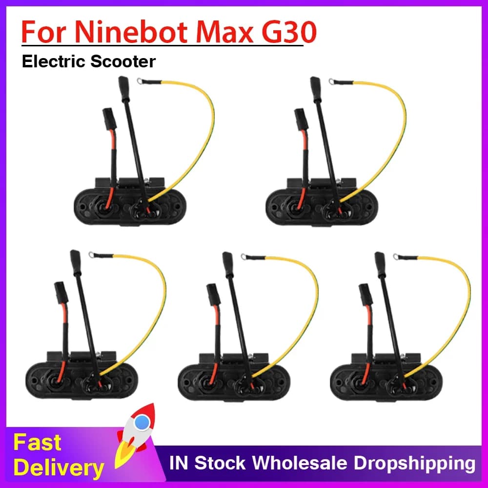 Parte di riparazione presa base di ricarica per scooter elettrico per porta caricabatterie per scooter elettrico Segway Ninebot MAX G30 con parte in gomma