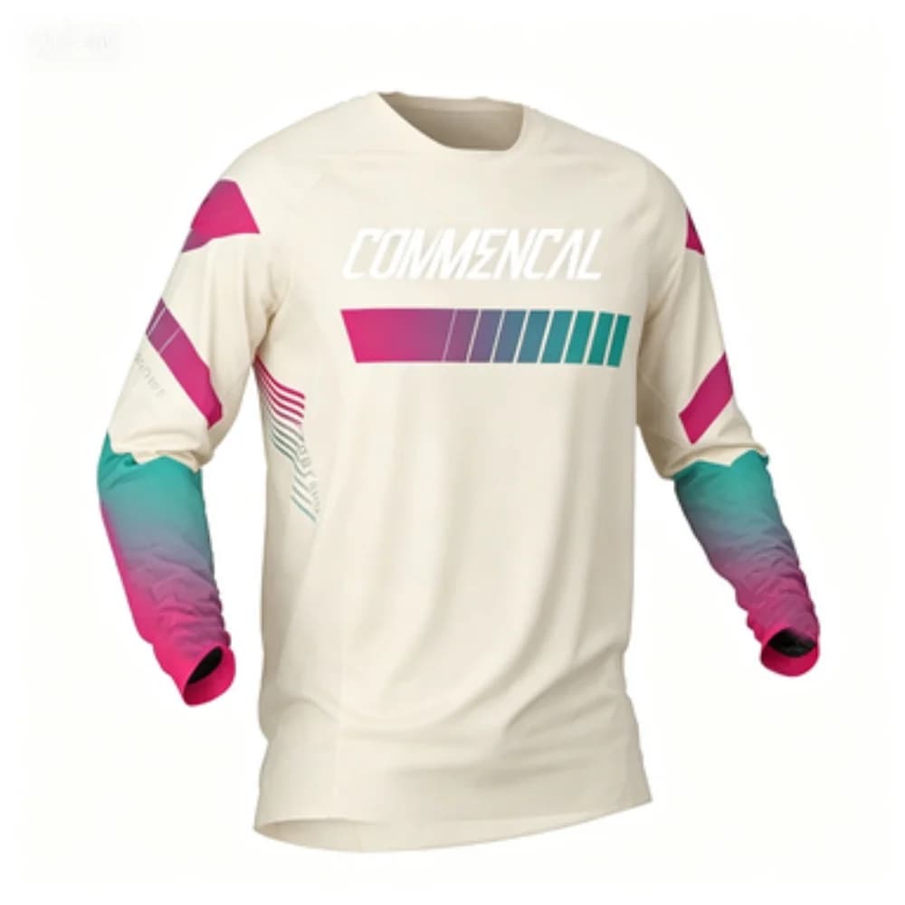 T-Shirt Sportiva a Maniche Lunghe con Stampa Trendy, Comoda e Traspirante per Uso Quotidiano e Sport Leggeri