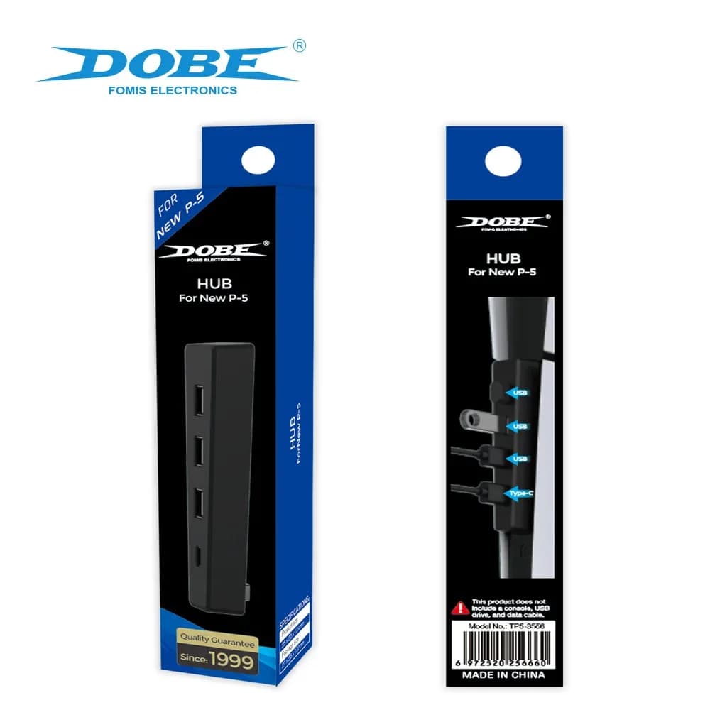 DOBE For PS5Slim host USB 2.0 HUB high-speed transmission extender for PS5 Slim host USB connection splitter TP5-3556